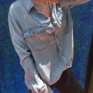 💥BOGO Soft denim look button down